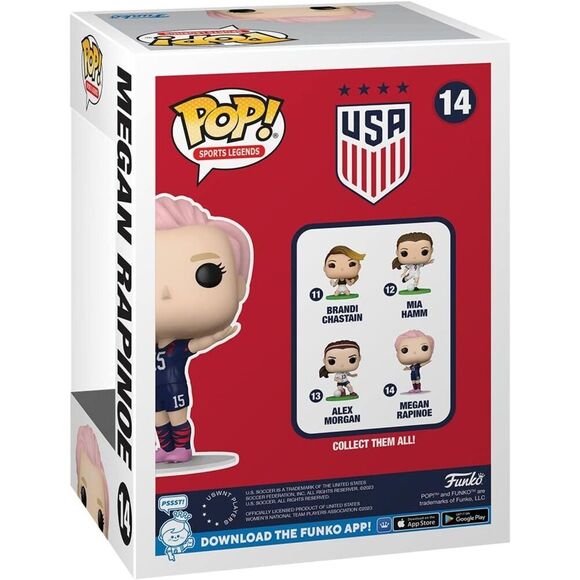 Funko Pop! Sports Legends: The U.S Women's National Soccer Team - Megan Rapinoe - Picture 2 of 3